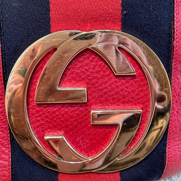 RARE XL GUCCI BLONDIE BAG! HUGE GG. TOM FORD ERA. RED. IMPOSSIBLE TO FIND! WOW!! - Picture 3 of 9